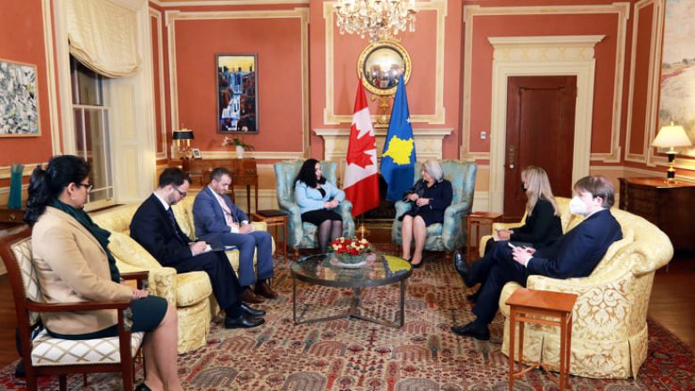 Vizita në Kanada, Osmani: Anëtarësimi në BE, synimi i Kosovës, të marrë fund dialogu me Serbinë