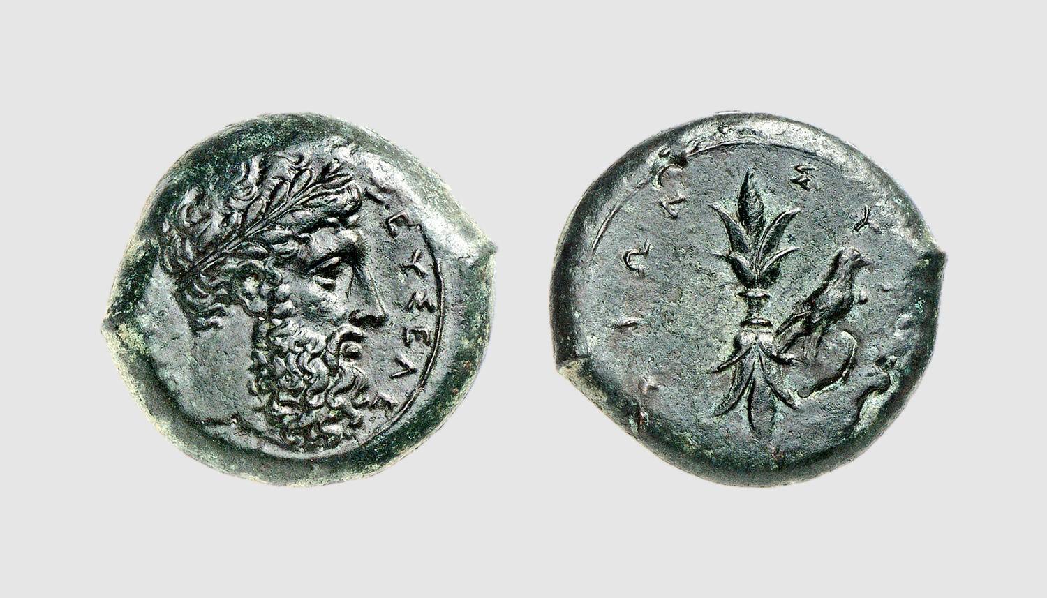 Monedhë e lashtë shkruar në shqip: ΖΕΥΣΕΛ; ZEYS/EL = ZEUSI YLL -Nga Aleksandër Hasanaj