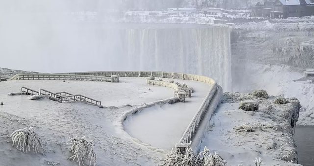 KANADA\ “Ngrin” Niagara, fotot mbresëlënëse nga ajri