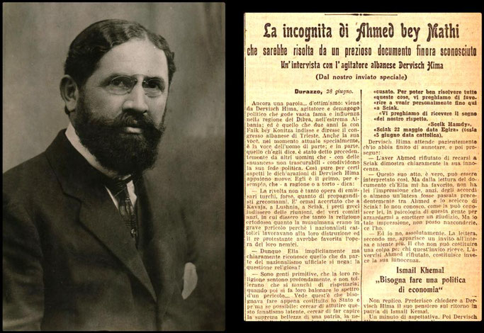 (1914)/ Intervista ekskluzive me Dervish Himën: “Opinioni për Princ Vidin, Ahmet bej Matin dhe Ismail Qemalin.”