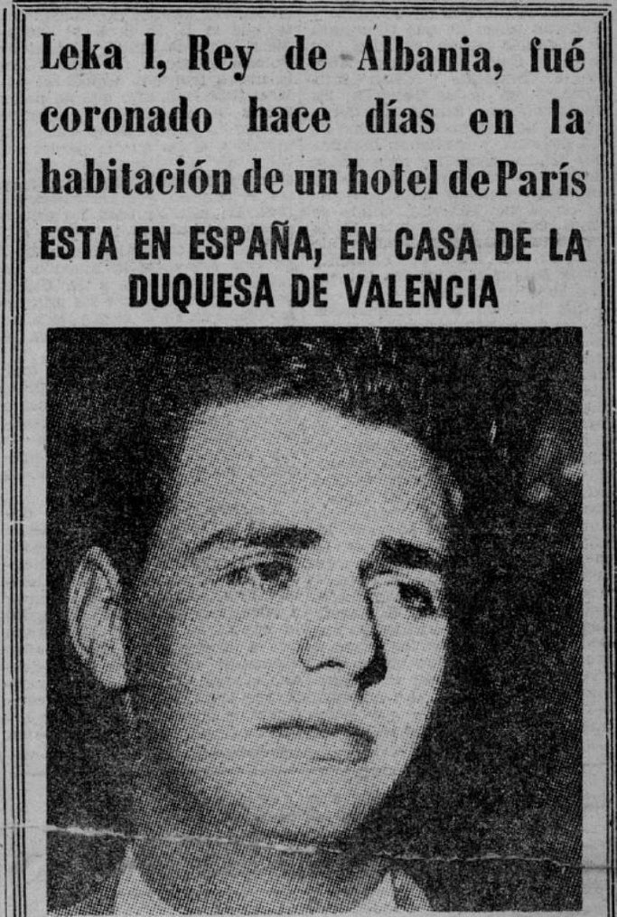 1961/ “Erdha në Spanjë dhe Portugali për të takuar Gjeneralin Franko dhe Oliveira Salazarin…” —  Intervista me mbretin Leka I në shtëpinë e Dukeshës së Valencias