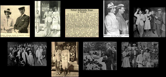 1939 / Qëndrimi i Ahmet Zogut dhe familjes mbretërore shqiptare në Riga