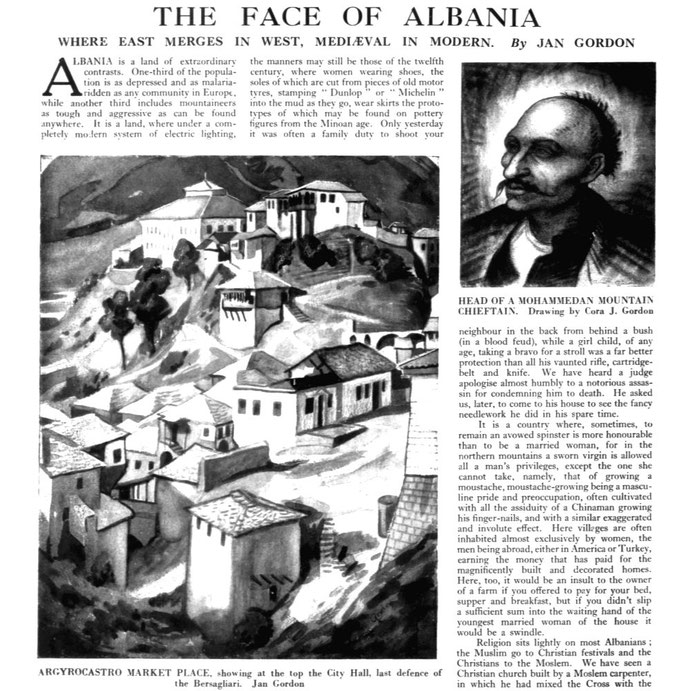 Country Life (1940) / Fytyra e Shqipërisë, aty ku lindja bashkohet me perëndimin, mesjeta me modernen (Rrëfim)
