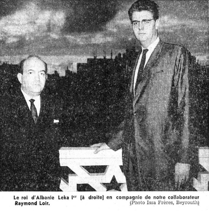 Gazeta zvicerane (1963) / Intervista ekskluzive në Bejrut (Liban) me Leka Zogun dhe Hysen Selmanin
